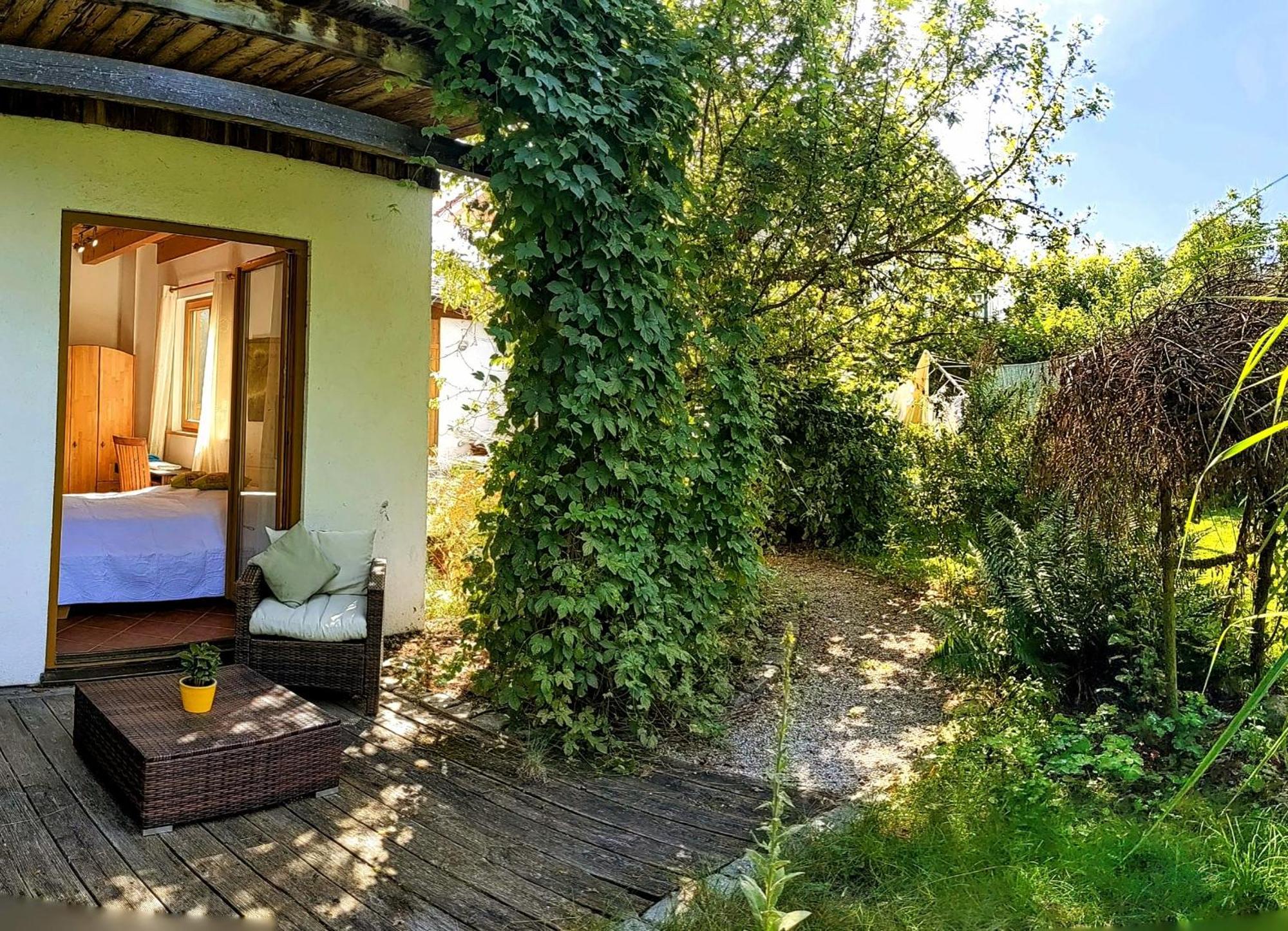 Chalet Weyarn - Doppelzimmer Mit Gartenblick Exterior foto